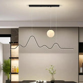 Moon Wave LED Pendant Light - Clowas